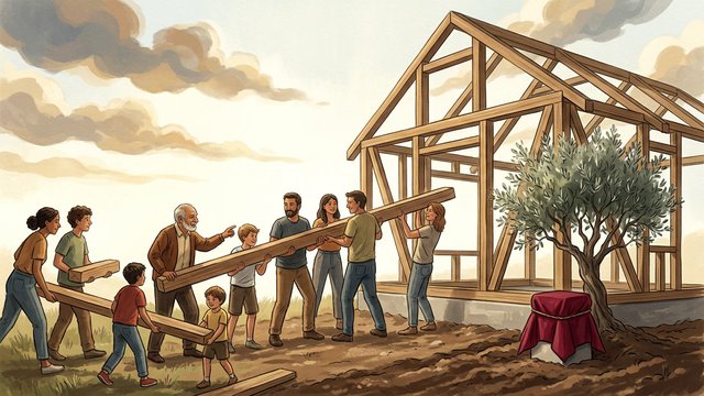 Ein Haus auf neuem Grund