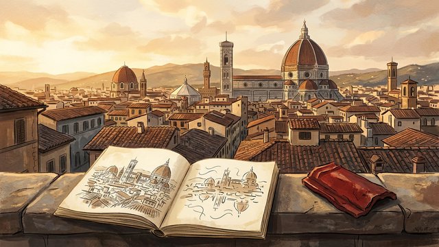 Über den Dächern von Florenz